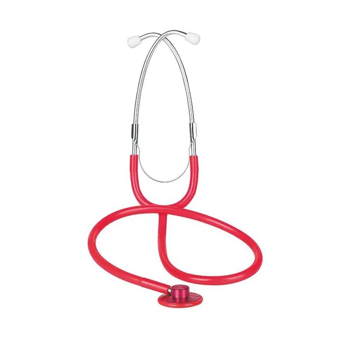 Platkopstethoscoop, type kinderen, rood