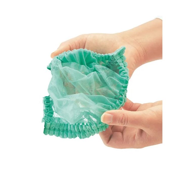 Mediware Clip Cap universele hoofdbedekking polypropyleen groen, 100 stuks