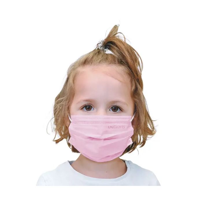 Profil Plus eenmalig OP-mondmasker klein, roze, 50 stuks