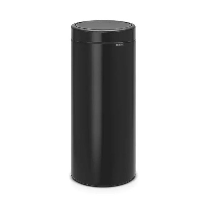 Touch Bin New afvalbak, 30 liter, deksel matzwart