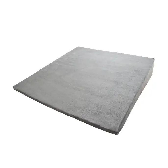 Sitty Basic wigkussen met antislip onderzijde en wasbare hoes, grijs
