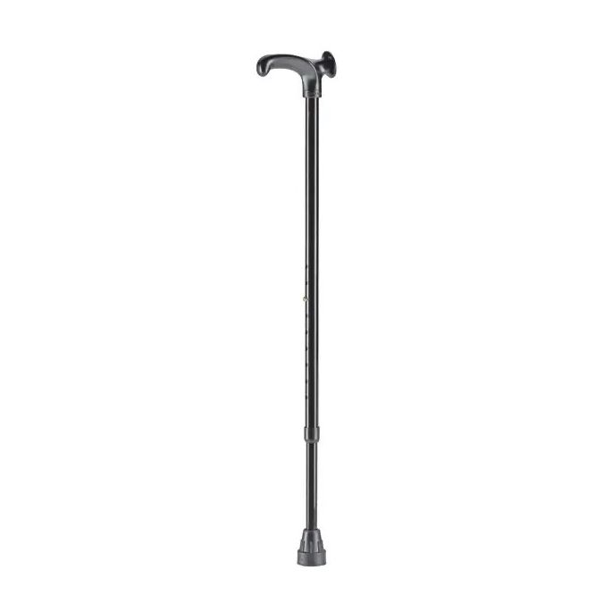 Servocare anatomische wandelstok rechts, zwart, hoogteverstelbaar 74 – 94 cm