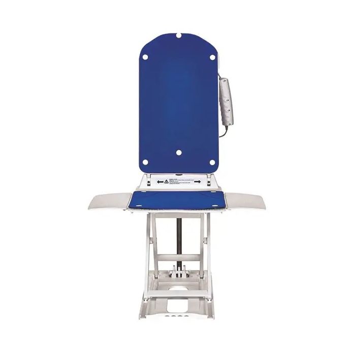 Zit- en rugbekleding, blauw, voor Badeboy badlift, met stoppen