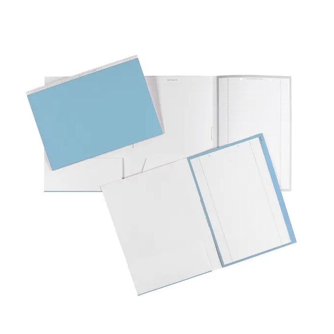 Kaartmap ALPHAnorm, DIN A4 dwars, blauw, 100 stuks