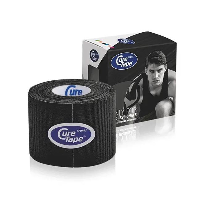 Curetape Sports, zwart, 5 cm x 5 m (2103)
