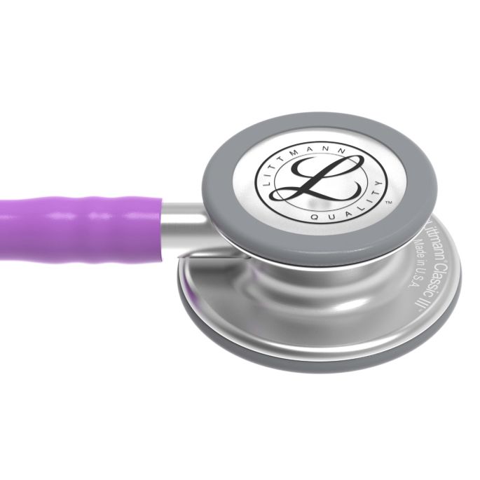 3M Littmann Classic III Monitoring Stethoscoop Lavendel | RVS geborsteld