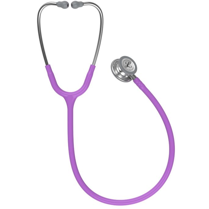 3M Littmann Classic III Monitoring Stethoscoop Lavendel | RVS geborsteld