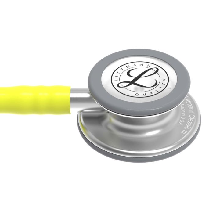 3M Littmann Classic III Monitoring Stethoscoop Limoen | RVS Geborsteld
