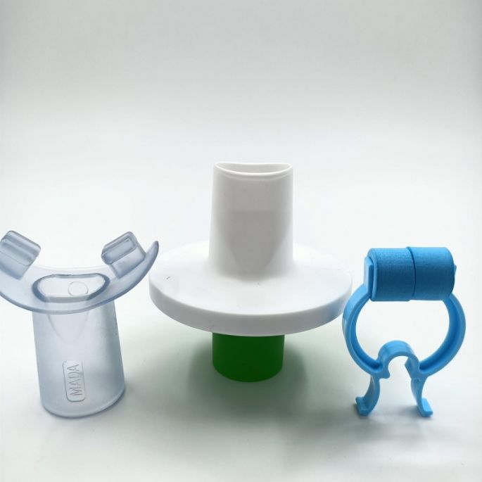 MADA 83 groen bacteriefilter + foam neusklem en bite-on mondstuk, 80 stuks