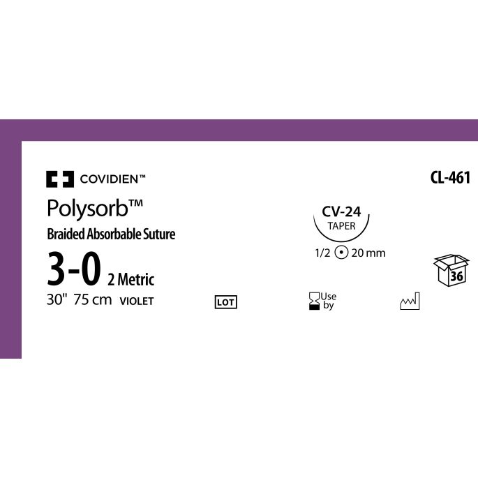 Polysorb violet 3-0