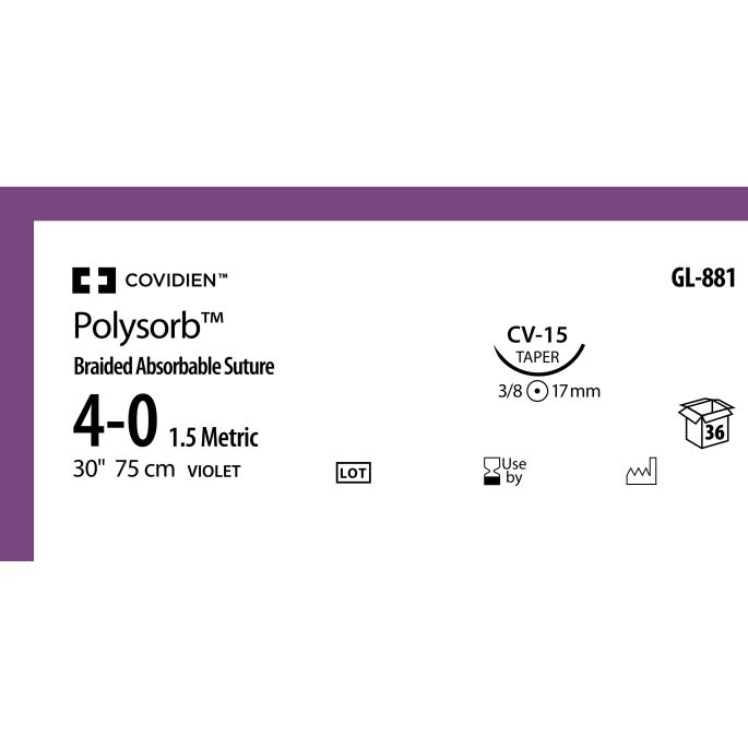 Polysorb violet 4-0