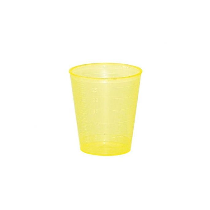 Medicijn inname bekers geel 30 ml, 3750 stuks