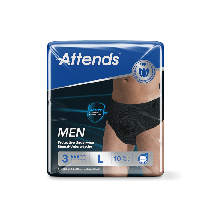 ATTENDS Men Protective Underwear 3 L, 10 stuks