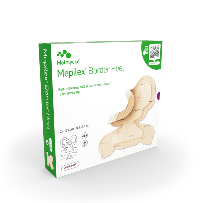 Mepilex Border Heel schuimverband, 22 x 23 cm, 6 x 1 stuk