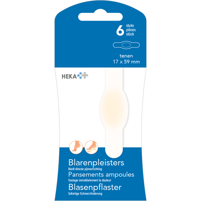 HEKA blarenpleisters tenen