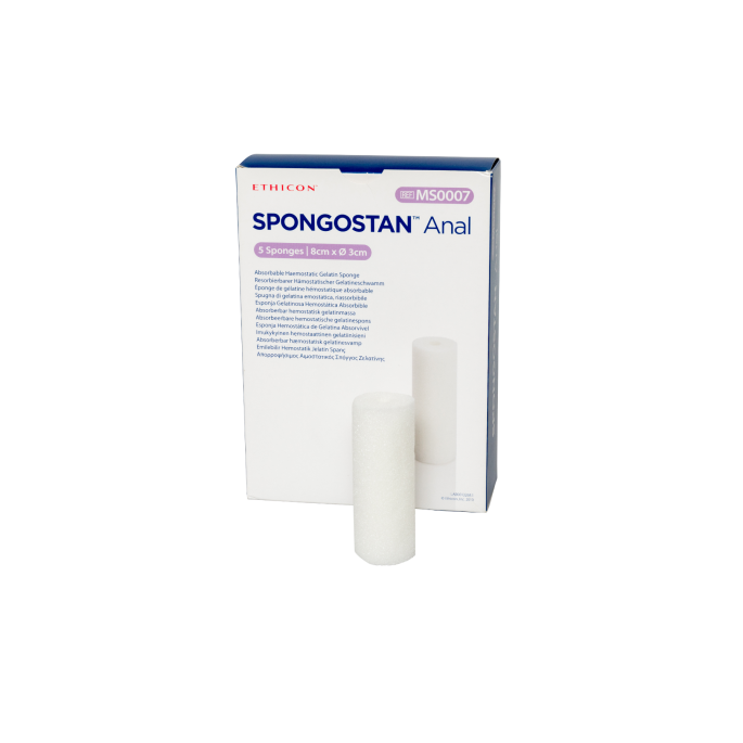 Spongostan Anaal 80 x 30 mm, 5 stuks