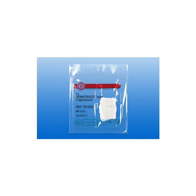 Nobatricot Plus vingerverband steriel, large, 20 stuks