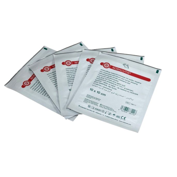 Nobacutis zalfgazen steriel 10 x 10 cm, 50 stuks