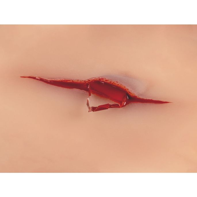 Wondmoulage 'gesneden met glasfragment' - afbeelding 5