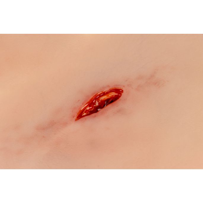 Wondmoulage Steekwond met bloedende functie - afbeelding 5