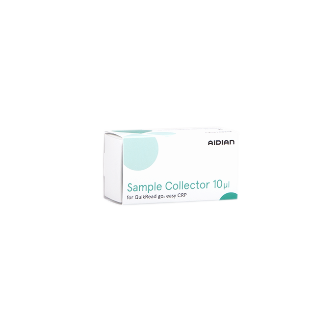 Aidian QuikRead go easy CRP sample collector (10 µl), 50 stuks