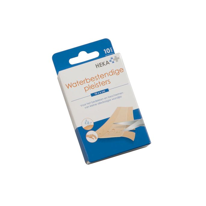 HEKA pleister waterbestendig 1 m x 6 cm, 60 stuks