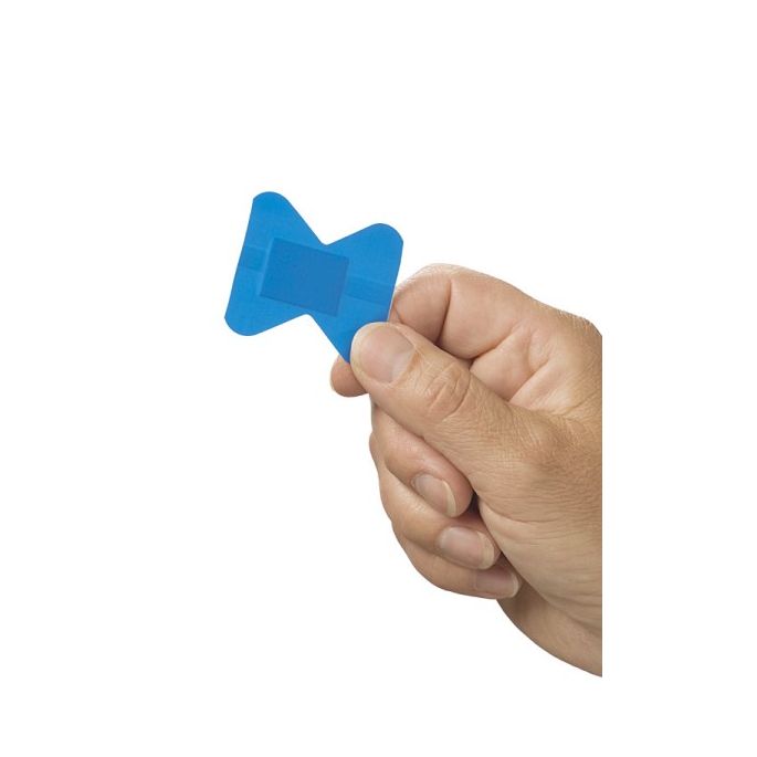 HEKA Navul blauwe HACCP pleister 50 x 45 mm niet steriel, 25 stuks