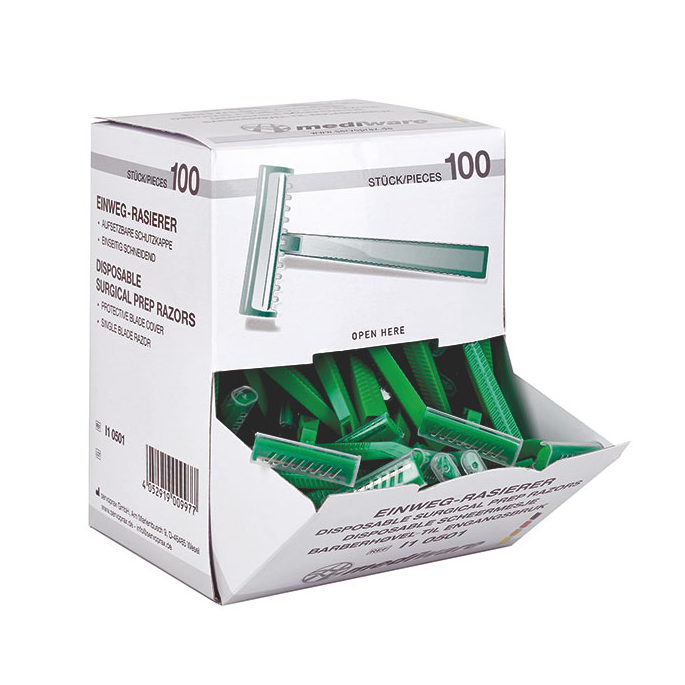 Mediware wegwerp scheermesjes, 100 stuks