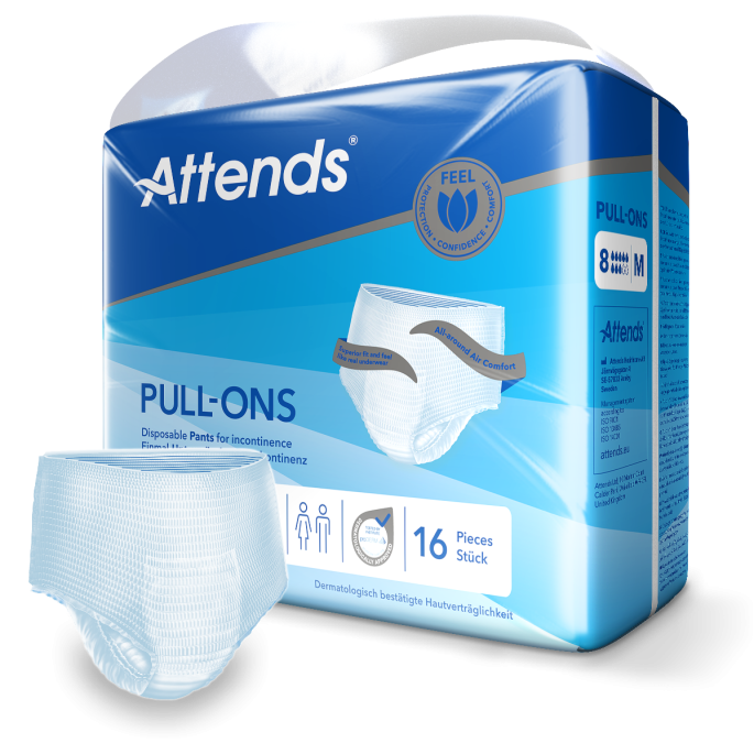 ATTENDS Pull-Ons 8 M, 16 stuks