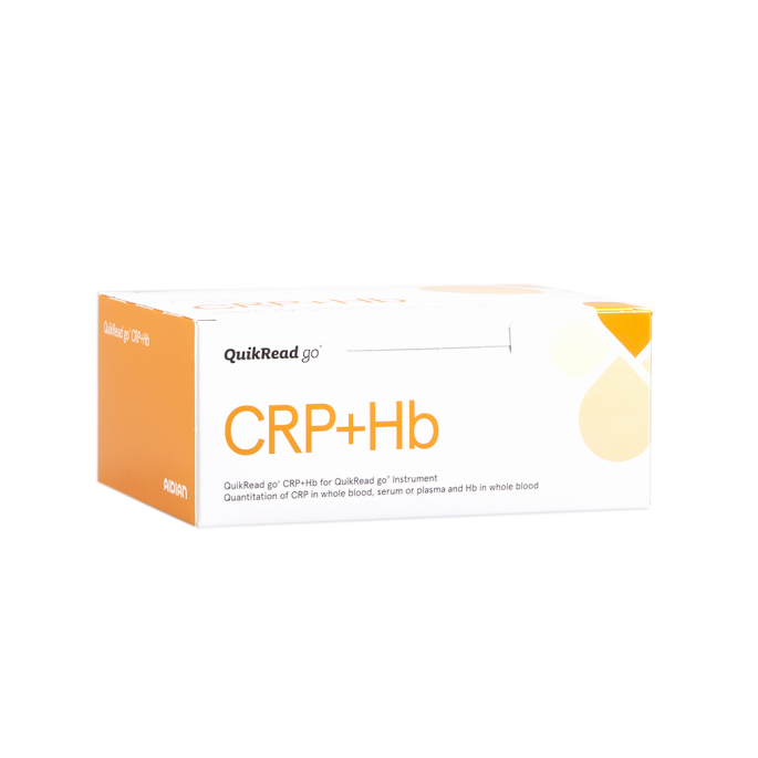 Aidian QuikRead CRP + Hb Go kit incl. capillairen/plungers 20 µl, 50 testen