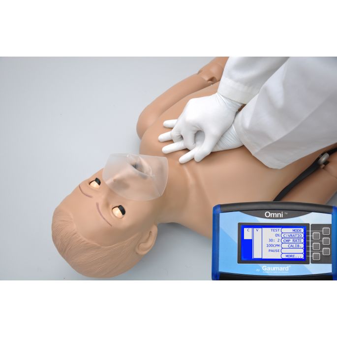Reanimatie-full-body-simulator met OMNI Code Blue-pakket