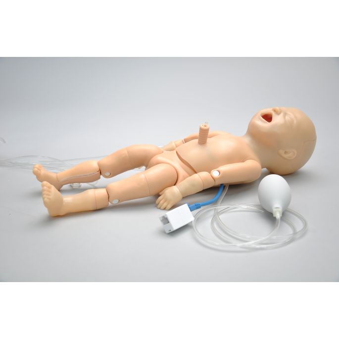 Premie Blue reanimatiesimulator premature pasgeborene (28 weken) met SmartSkin en OMNI