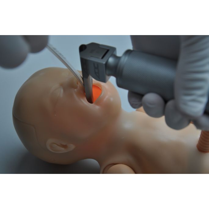 Premie Blue reanimatiesimulator premature pasgeborene (28 weken) met SmartSkin en OMNI