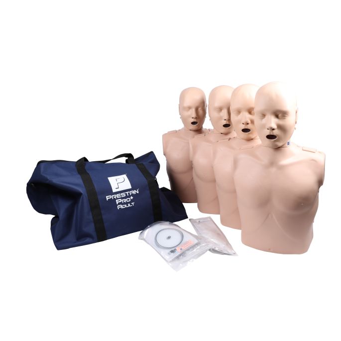 Prestan Pro+ reanimatietorso met lichtindicator, 4 stuks
