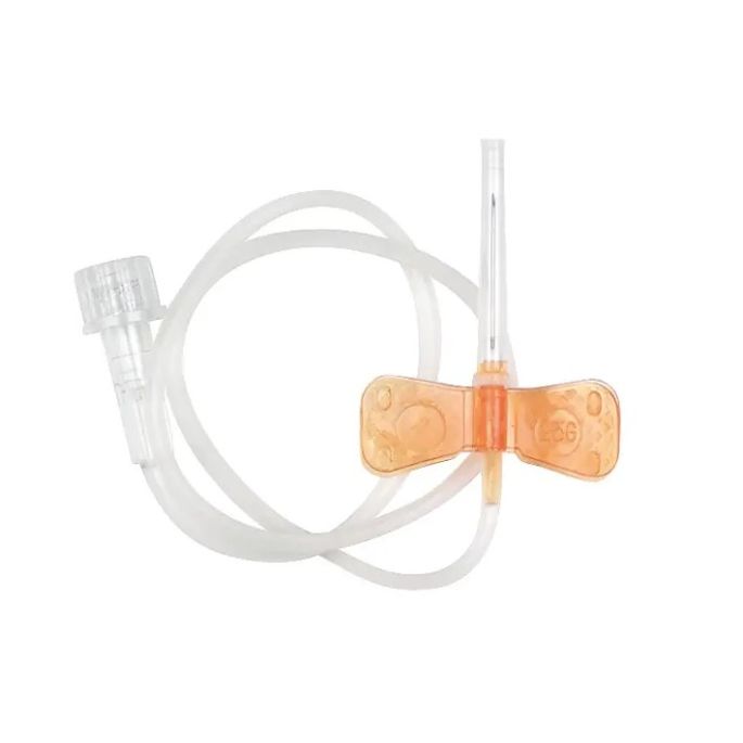 Wing-Flo vleugelnaalden goud 19G, 1,1 x 19 mm, 50 stuks