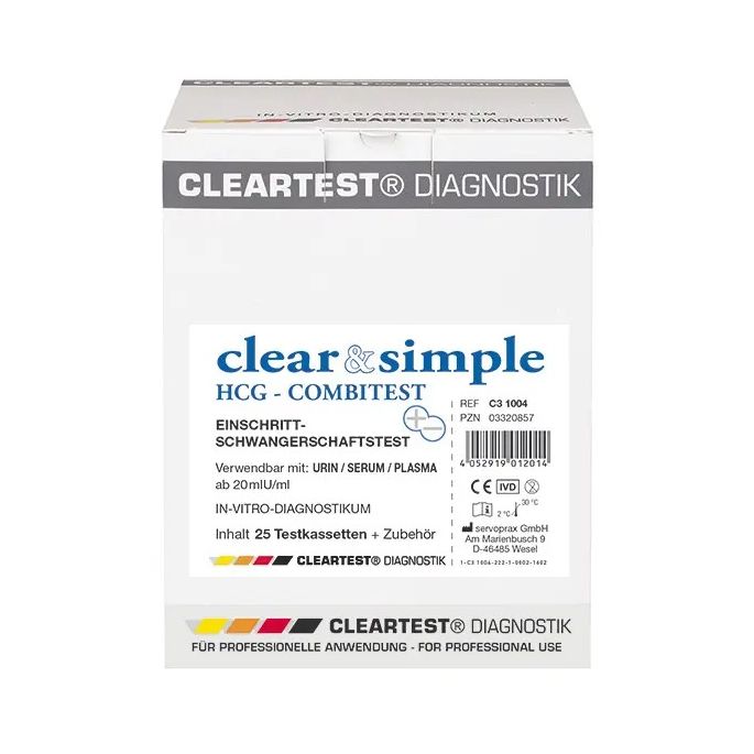 Clear & Simple hCG combi zwangerschapstest, 5 stuks