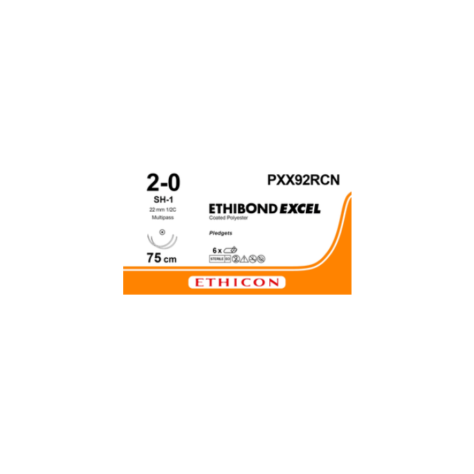 Ethibond Excel 5 groen/5 wit 2-0 SH-1 MP+10 RC PLDGT, PXX92RCN, 6 st