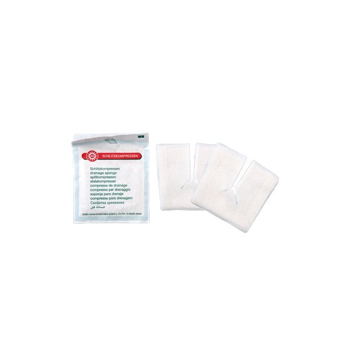 Noba splitgazen 10 x 10 cm, steriel per 2, 40 stuks