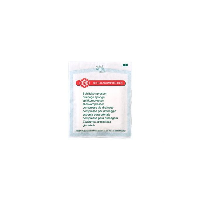Noba splitgazen 10 x 10 cm, steriel per 2, 40 stuks