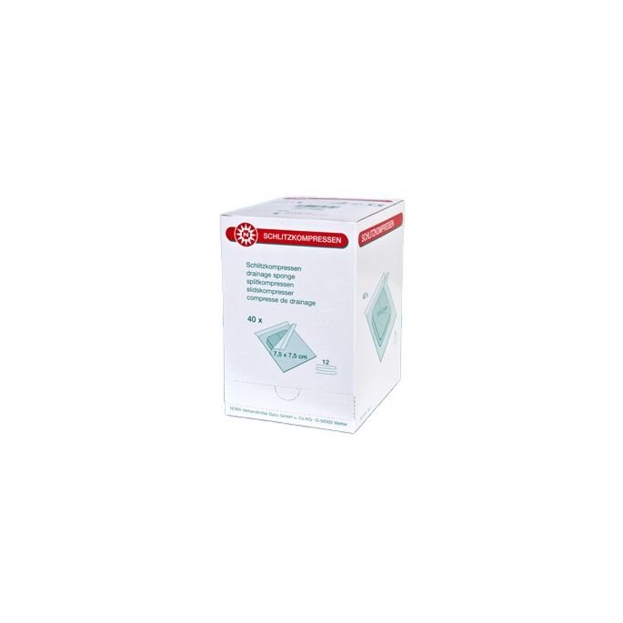 Noba splitgazen 10 x 10 cm, steriel per 2, 40 stuks