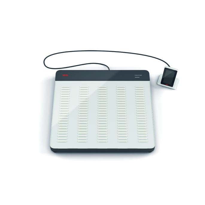 seca 651 EPD-gevalideerde opstapweegschaal met ID-Display en stabiel glazen platform
