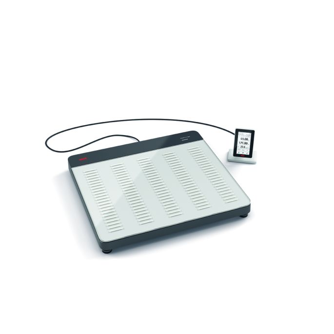 seca 651 EPD-gevalideerde opstapweegschaal met ID-Display en stabiel glazen platform