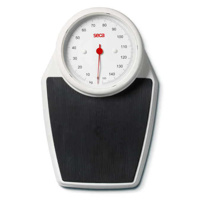 seca 762 Mechanische personenweegschaal zwart/wit