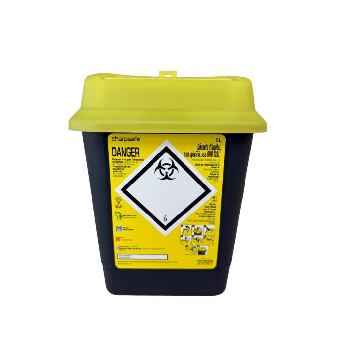 Sharpsafe naaldencontainer 5 liter