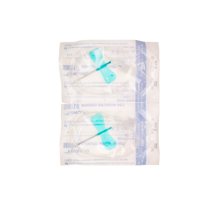 Terumo Surflo vleugelnaald blauw 23G, 0,6 x 19 mm, 50 stuks