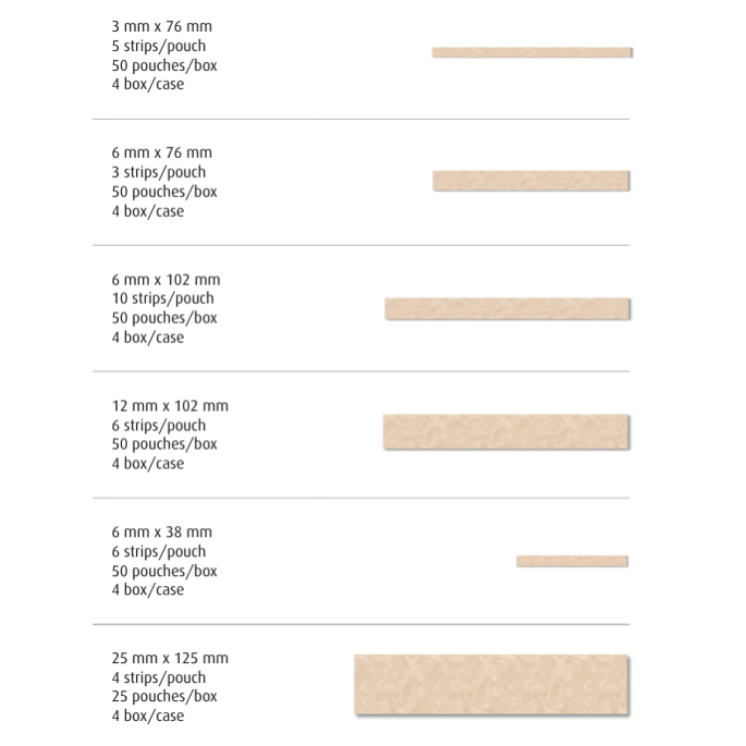 Suture Strip Plus 12 x 102 mm, 50 x 6 stuks (box van 4)