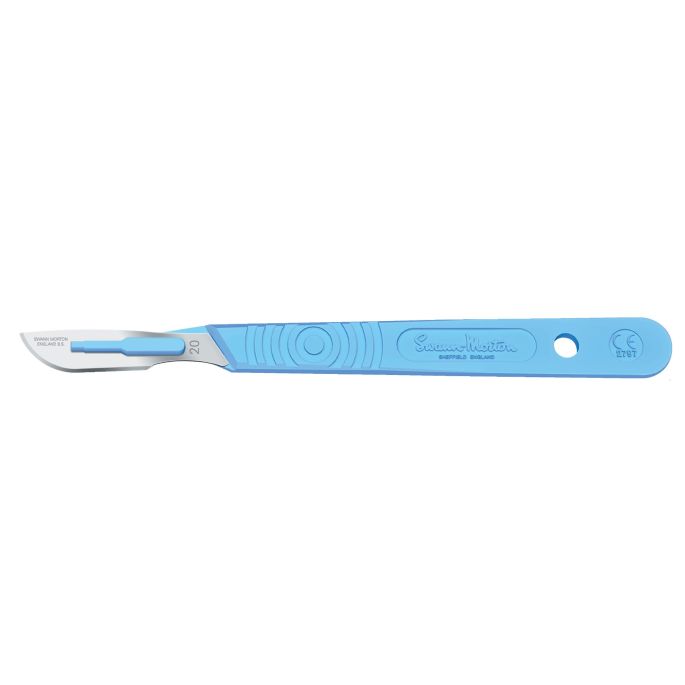 Swann Morton wegwerp scalpels RVS, steriel, nr. 20
