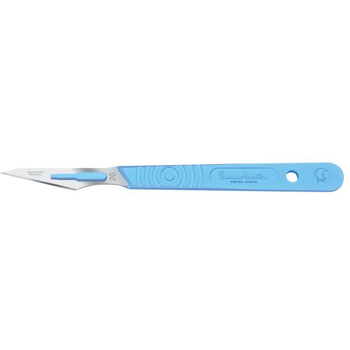 Swann Morton wegwerp scalpels RVS, steriel, nr. 26