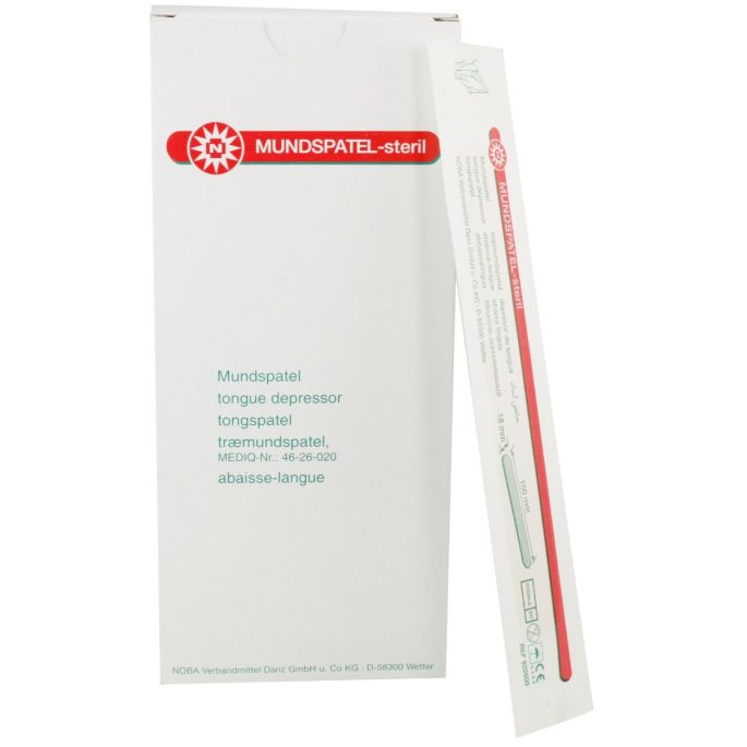 Noba tongpatels steriel, 100 stuks