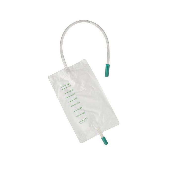 Hekura beenzak 750 ml 45 cm slang met trekkraan, 30 stuks